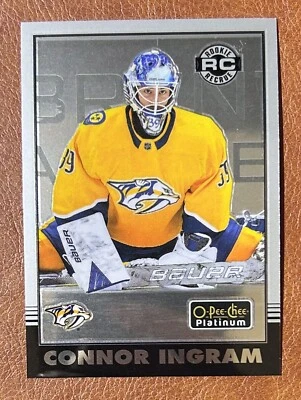 Connor Ingram 2020-21 O-Pee-Chee Platinum Retro Rookie Card #R97 Predators - Image 1 of 2