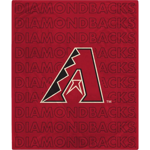 Arizona Diamondbacks 60" x 70" Echo Wordmark Lightweight Blanket Cover