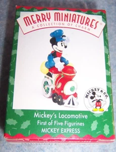 Hallmark Disney Merry Miniatures Mickey Express - Locomotiva di Topolino - Foto 1 di 3