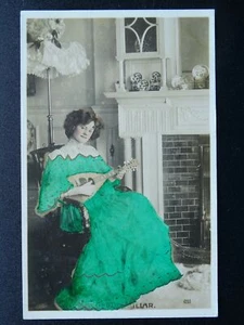 Actress MISS GERTIE MILLAR with MANDOLIN c1906 RP Postcard by Rotophot - Imagen 1 de 2