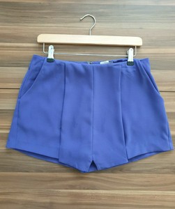 Asos Plissee lila Mini Skort Shorts Größe 12-18