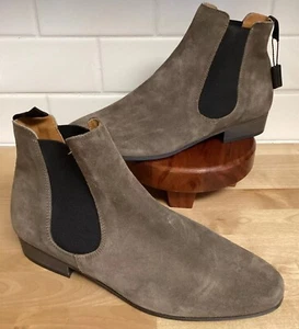 Womens Boemos Italian Ankle Boots Shoes Booties Mushroom Suede Leather 10 EU 39 - Picture 1 of 12