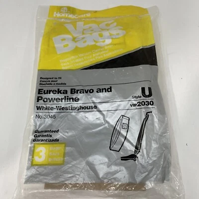 HomeCare Vacuum Bags Eureka Bravo And Powerline Style U No.3045 - Image 1 of 2