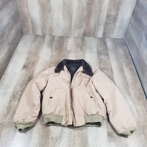 Cal Craft by California Manufacturing Co. Faux Fur Vintage Jacket Beige READ - Picture 1 of 6