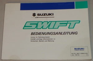 Mode D 'em Ploi Suzuki Swift Type EA De 07/1991 - Picture 1 of 1