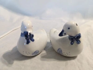 Coppia Shakers Sale e Pepe Blu Delft, Vintage - USATO - Foto 1 di 8