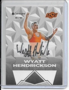 2024-25 Onit Athlete Oklahoma State Wrestling Wyatt Hendrickson Auto 55/60 - Picture 1 of 1