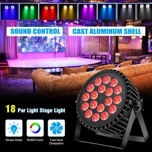 270W RGBW LED Par Light DMX Stage Lighting DJ Lights Party Disco Beam Light - Picture 1 of 13