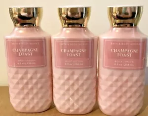 3x Bath & Body Works *CHAMPAGNE TOAST* 8oz each BODY LOTION - SOLD OUT ONLINE! - Picture 1 of 1