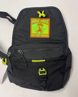 Nike Hike Hip Pack Fanny pack (4L) Black Grey Atomic Green DJ9681-010 NWT - Image 1 of 4
