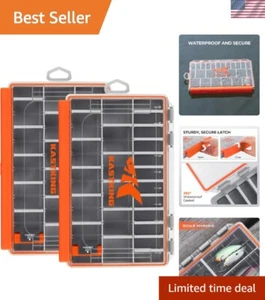 Durable 3600 & 3700 Fishing Tackle Organizer - Waterproof with 30 Compartments - Picture 1 of 8