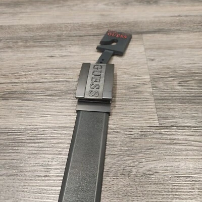 Guess Cinturón Reversible Negro Marrón XL 42-44 Hombre Informal Elegante Foto 1 de 4