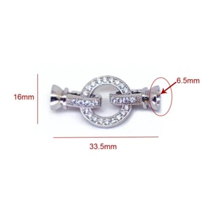 1* DIY Jewelry Connector Fastener Clasp Accessories For Necklace Bracelet Making - Picture 1 of 13