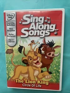 Sing Along Songs DVD The Lion King Circle of Life Learning Activities Open Box - Bild 1 von 7