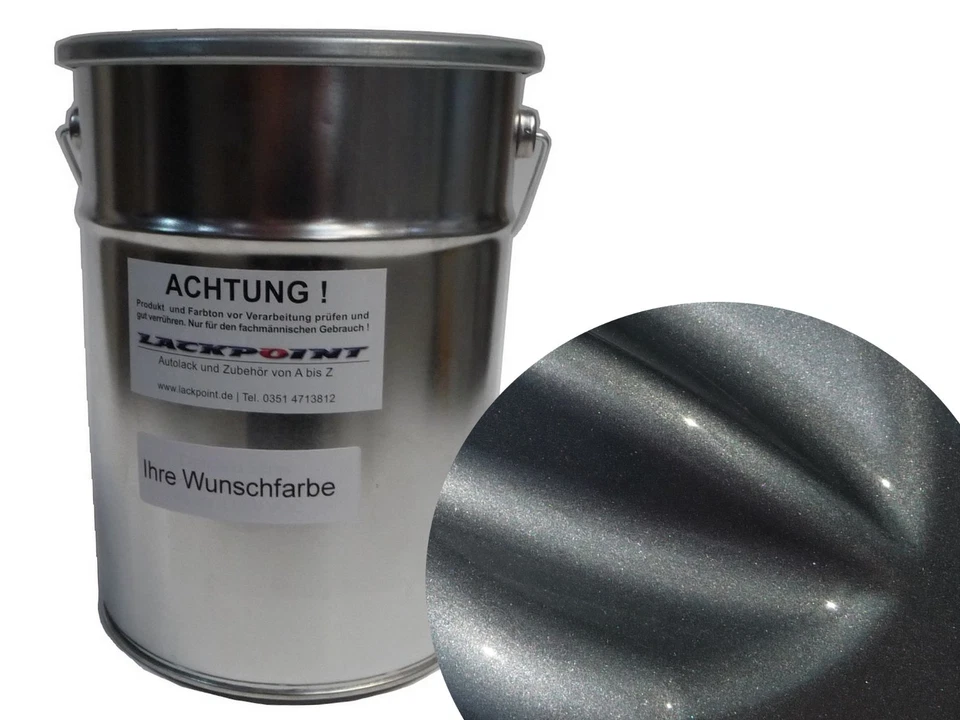 3 Liter Basislack Spritzfertig geeignet für Opel 179 Silber Metallic Autolack T - Bild 1 von 1