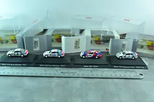 Herpa 4X Lot BMW 318i 320i Racing Cars #1 #2 #6 #10 HO 1:87 Scale - Picture 1 of 5