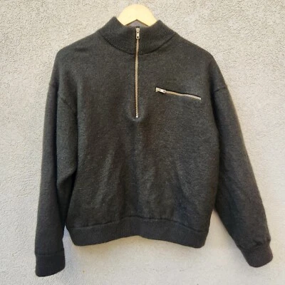 CABELA'S Men’s Pullover Extra Large Green 100% Wool Elbow Patches - Image 1 of 4