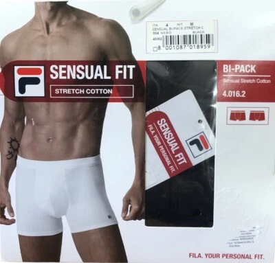 BI-PACK  N.2 BOXER FILA Sensual Fit  STRETCH COTTON-FILA your personal Fit- - Immagine 1 di 4