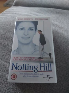 Notting Hill VHS tape starring, Julia Roberts & Hugh Grant in vgc - Picture 1 of 3