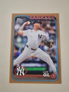 2024 Topps Update Luis Gil #US313 Gold /2024 RC - New York Yankees - Picture 1 of 2