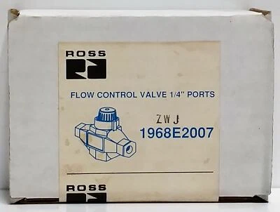 Ross 1968E2007 Flow Control Valve Assembly with 1/4" Ports - Image 1 of 3