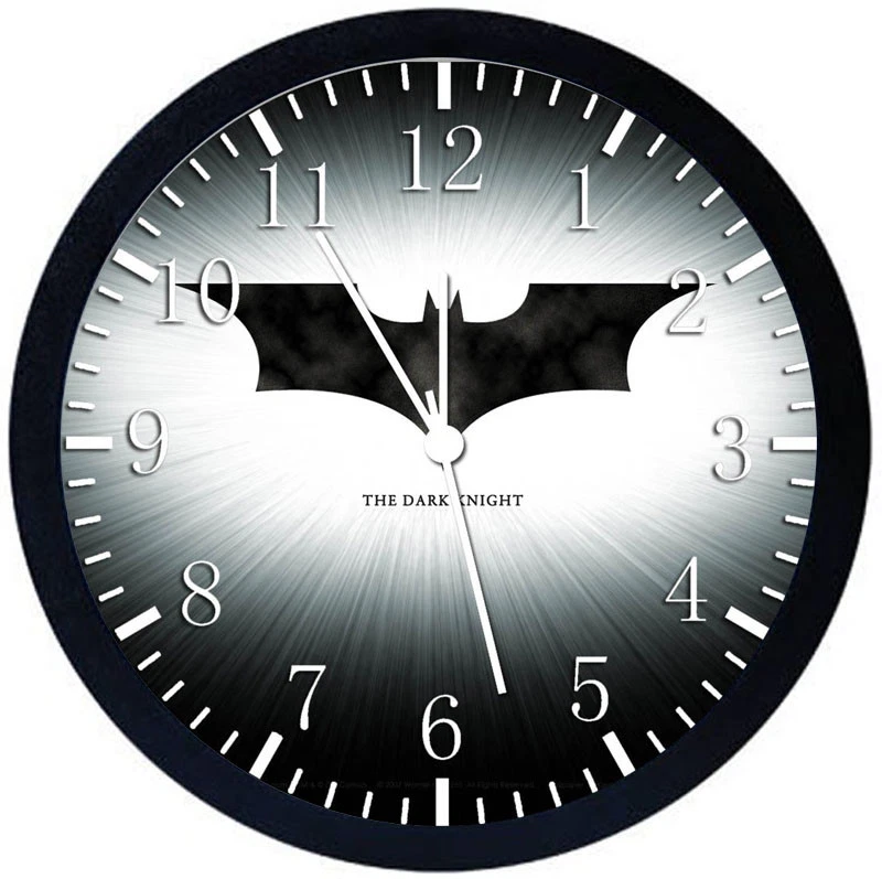 Batman Black Frame Wall Clock Nice For Decor or Gifts Y107 - Image 1 of 1