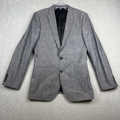 J Crew Blazer Mens 36(38)R Gray Ludlow Cotton Sports Coat Suit Jacket Preppy - Image 1 of 4