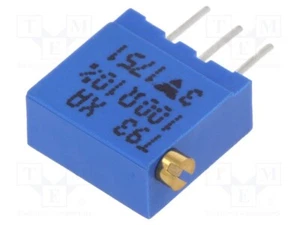 Potenciómetro: para instalación 100Ω 500mW THT ±10% T93XA101KT20 potenciomas THT - Imagen 1 de 1