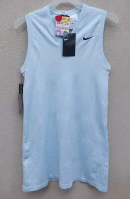 Nike суда $130 женщин M Мария Шарапова теннисное платье синий AT5104-449 - читать - Изображение 1 из 4