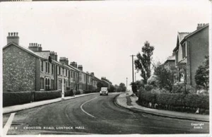 REAL PHOTO POSTCARD OF CROSTON ROAD, LOSTOCK HALL, PRESTON, LANCASHIRE BY FRITH - Picture 1 of 2