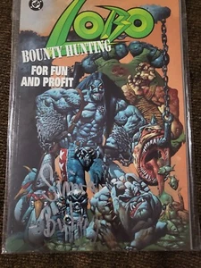 LOBO BOUNTY HUNTING FOR FUN AND PROFIT SIGNED BY SIMON BISLEY NO COA - Picture 1 of 2
