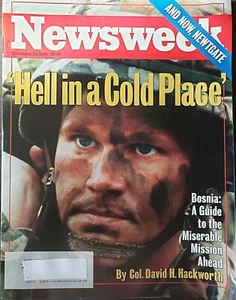 NEWSWEEK December 18 1995 Troops Face Miserable Mission Ahead in Bosnia - E375 - Picture 1 of 3