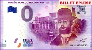 UELL / MUSEE TOULOUSE-LAUTREC / BILLET 0 € / NULL EURO-SCHEIN / 0 € 2017-1 - Picture 1 of 1