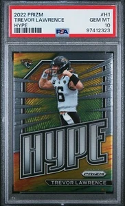 2022 Panini Hype Prizm #H-1 Trevor Lawrence Jacksonville Jaguars NFL PSA 10 - Picture 1 of 2