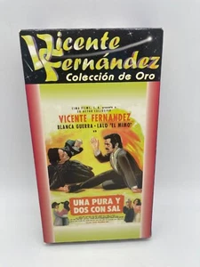 Vicente Fernandez VHS Una Pura Y Dos Con Sal OOP VHS Spanish Mexican Movie 1981 - Bild 1 von 3