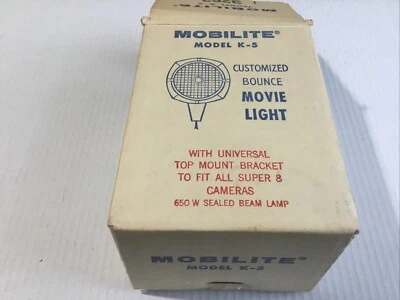 Luz de película de rebote personalizada vintage MOBILITE modelo K-5. Foto 1 de 4