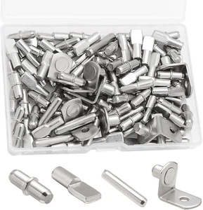 Veiwonat 104 Pezzi Kit di Picchetti per Scaffale, Aggiornati Perni per Scaffale 4 Stili, 5Mm & 1/4Inch Nic - Foto 1 di 7