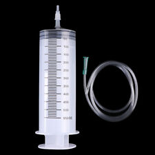 500ml CC Syringe injector Clear Plastic Large Disposable Syringe with Hose Tube
