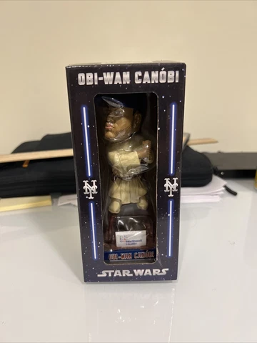New York Mets Robinson Cano Stars Wars O I-Wan Canobi Bobblehead NEW IN BOX 2019 Cover