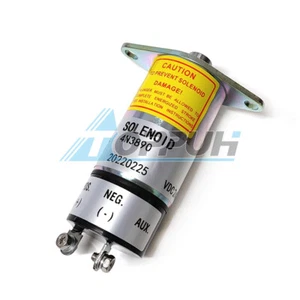 Solenoide de cierre 24 V 4N3890 para Caterpillar 3304 3306 3406B 3406C 3408 3408B 340 - Imagen 1 de 6
