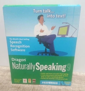Dragon Naturally Speaking 9 *NEW* Open Box - Picture 1 of 5