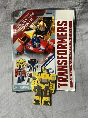 NEW Hasbro Transformers Mystery Mini Walker Series 1 Eraser - Bumblebee - Image 1 of 2