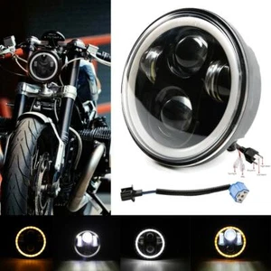 5-3/4" 5.75 Inch LED Headlight Lamp DRL for Harley Sportster XL 883 1200 Dyna - Picture 1 of 12