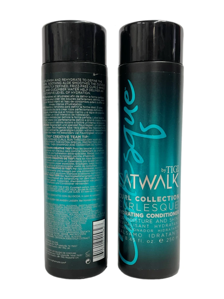 Catwalk Curl Collection Acondicionador Hidratante (8.45fl/250ml) Lote de 2, Nuevo Foto 1 de 1