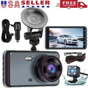 1080P Touch Screen Car DVR Dash Cam Video Recorder G-Sensor Front & Rear Camera - Picture 1 of 14