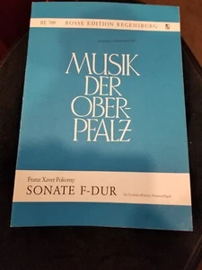 Música del Alto Palatinado Franz Xaver Pokorny Sonata F-dur para clambalo (piano, Hamm - Imagen 1 de 3
