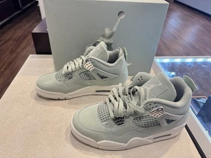 Nike Air Jordan 4 Retro SEAFOAM (US WOMEN 9.5) LS(348774) - Picture 1 of 15