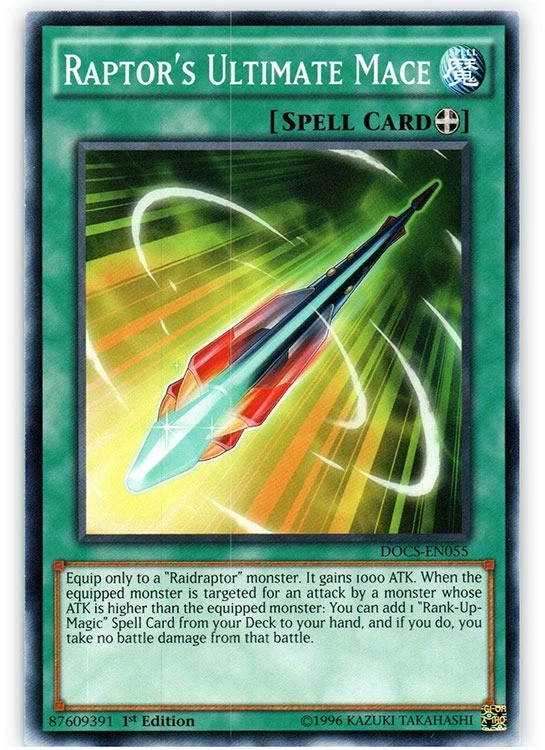 Raptor's Ultimate Mace - DOCS-EN055 - Common - 1st Edition Near Mint Dimension O - Image 1 of 1