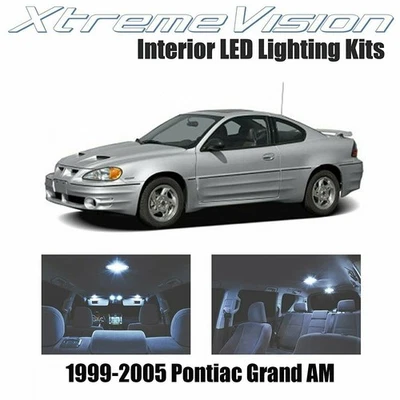 LED interior XtremeVision para Pontiac Grand Am 1999-2005 (6 piezas) blanco frío Foto 1 de 4