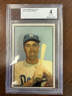 1953 Bowman Color - Duke Snider #117 - Image 1 of 2